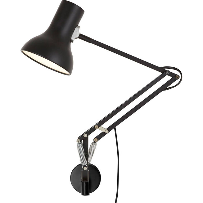 Photo of Type 75 Mini Wall Mounted Lamp Jet Black - Vägglampor - Sir Kenneth Grange - Svart