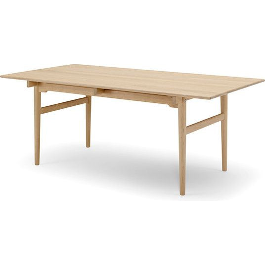 Photo of Carl Hansen - Ch327, clear lacquered beech, length 190 cm - Dining table - Hans J. Wegner