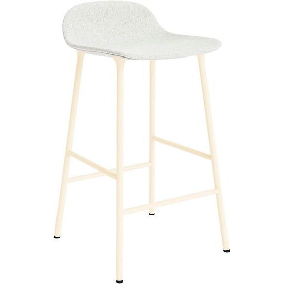 Photo of Form Bar Stool 65 Cm Full Upholstery Cream Steel