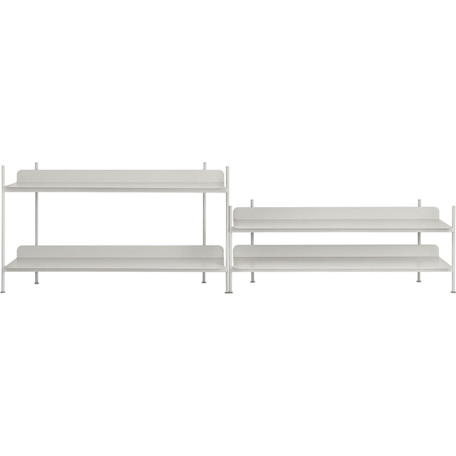 Photo of Compile Shelving System/configuration 5, Grey - Hyllsystem - Cecilie Manz - Grå - Metall