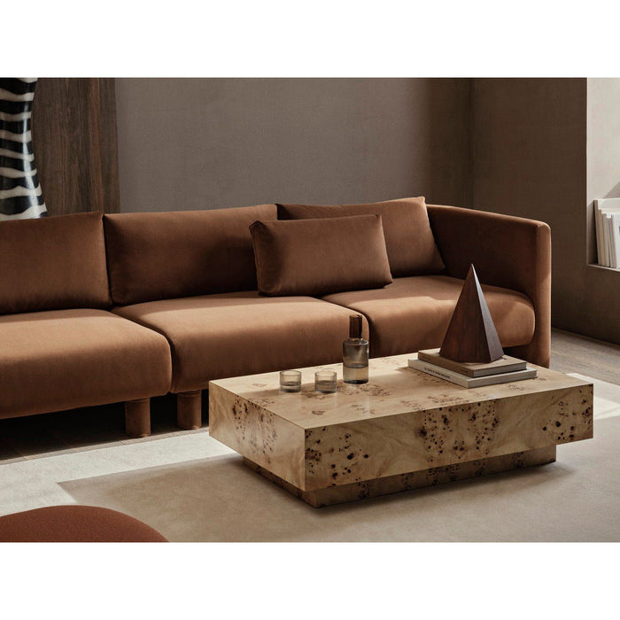 Photo of Burl Coffee Table - Sofabord - Natural - W:70 X H:30 X D:117 Cm