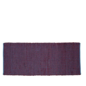Photo of Wool Blanket - Blue/Bordeaux
