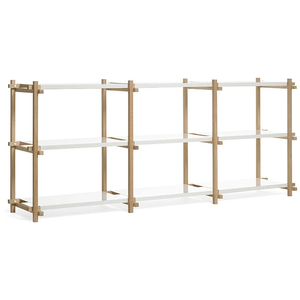 Photo of Woody Bookcase by Hay (low incl. 9 shelves)
