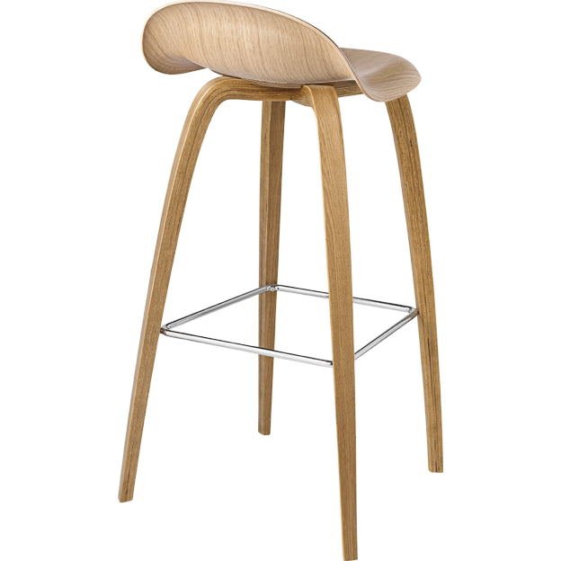 Photo of 3d Bar Stool Wood Base 75 cm
