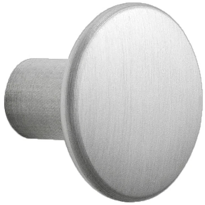 Photo of The Dots Metal Coat Hooks Small, Aluminium - Knoppar - Lars Tornøe - Silver