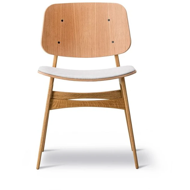 Photo of Søborg 3051 Wood Base Chair - Upholstered Seat