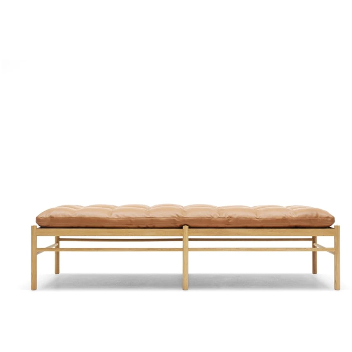Photo of OW150 Daybed Leather Loke 7050 Brown-oiled Oak