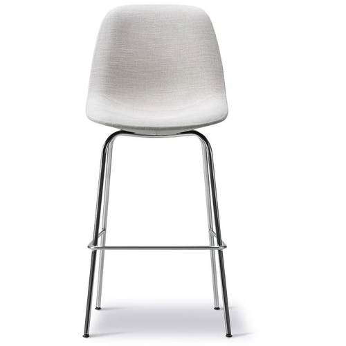 Photo of Eyes 4-leg Barstool 4830 By Foersom & Hiort-lorenzen - Barstol - Clay 12 / Chrome - W51 X D59 X H101 X Sh65 Cm