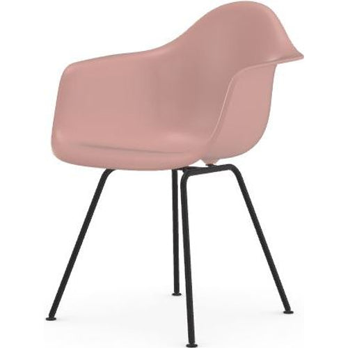 Photo of Eames Plastic Armchair Dax - 41 Pale Rose - Basic Dark Base - Matstolar - Charles & Ray Eames - Rosa - Metall/plast