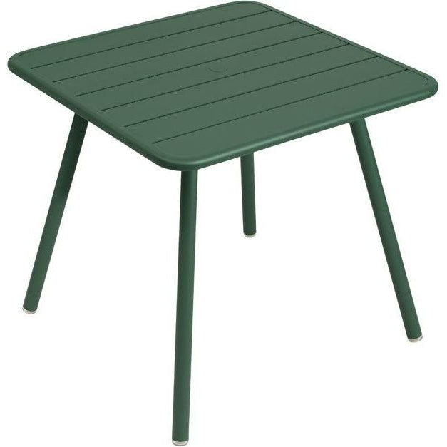 Photo of Luxembourg Oven Leg Table 80 x 80 cm, Chile - Matbord Utomhus - Frédéric Sofia - Röd - Metall
