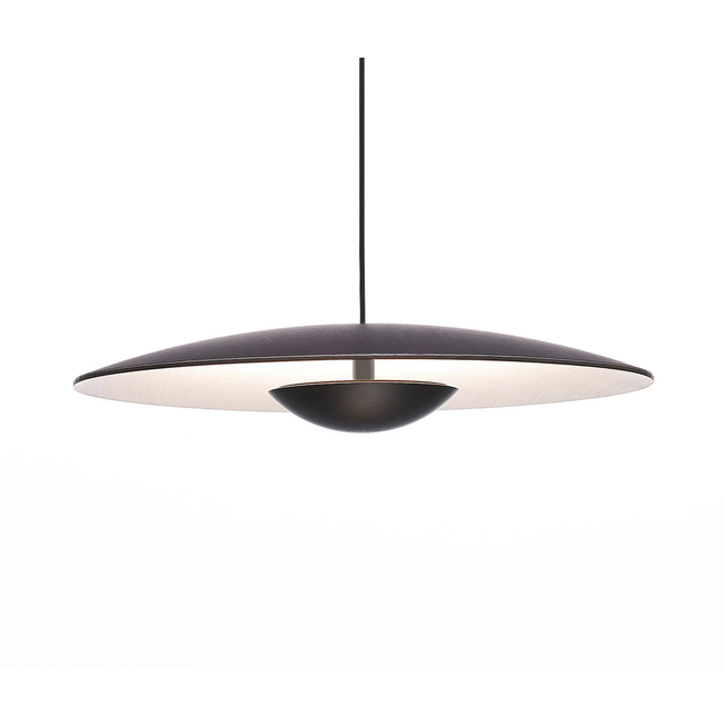 Photo of Ginger 60 - Wengue - Pendant lights - Joan Gaspar - Wood-coloured