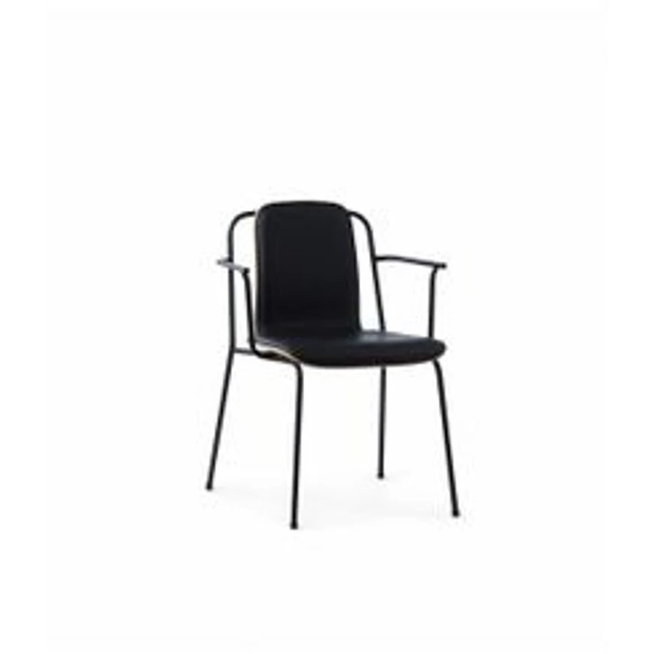 Photo of Studio Armchair / Front Upholstery - Spisebordsstol - Ultra Leather - H81 X L60 X D57,5 X Sh44 Cm 2