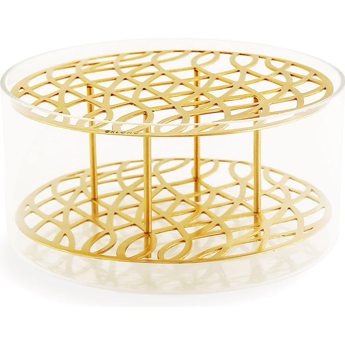 Meadow Vase - Brass, Large - Pots & Vases - Eva Schildt - Transparent, Gold