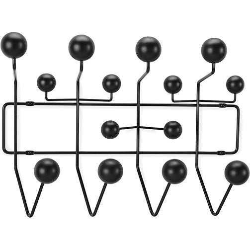 Photo of Hang It All, Black, Black Ash - Klädhängare & Galgar - Charles & Ray Eames - Svart