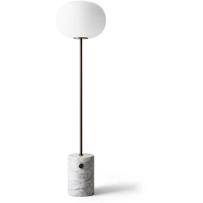 Photo of Jwda Floor Lamp, White Marble/bronzed Brass - Skärmlampor - Jonas Wagell - Vit