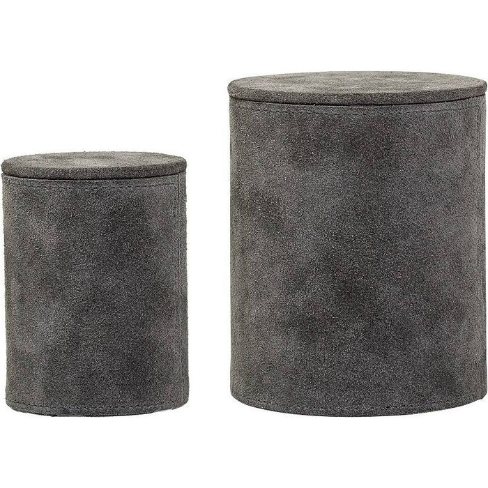 Photo of Storage box grey suede