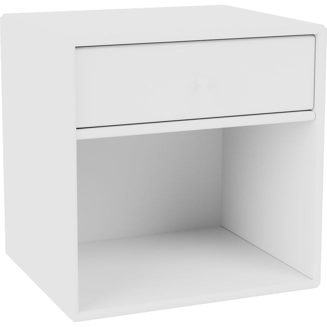 Photo of Dream Nightstand, Suspension Rail - New White - Bedside Table - Peter J. Lassen - White - Mdf