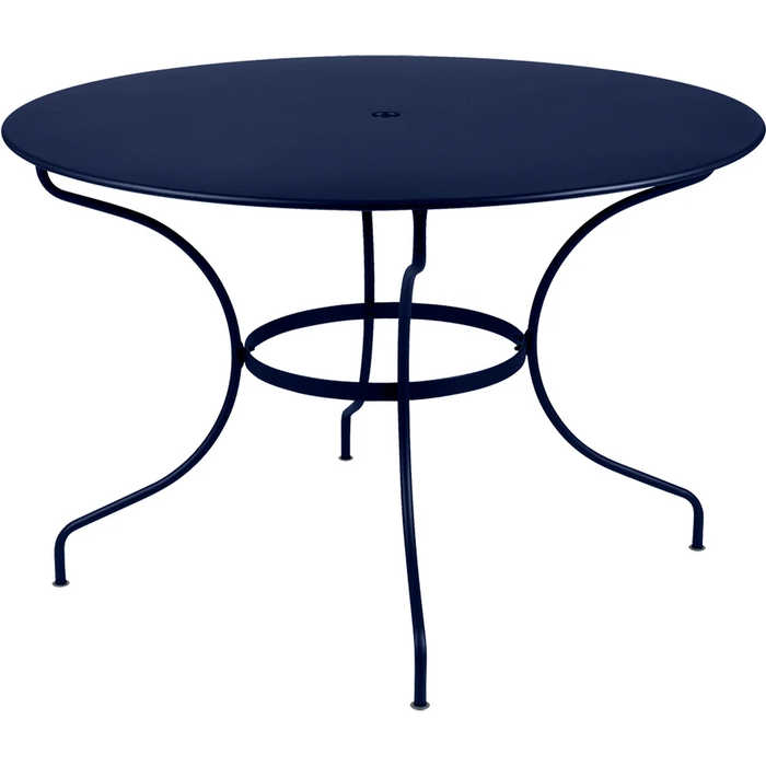 Photo of Opera+ Table 117 cm Deep Blue 92 - Outdoor Dining Table - Blue - Metal