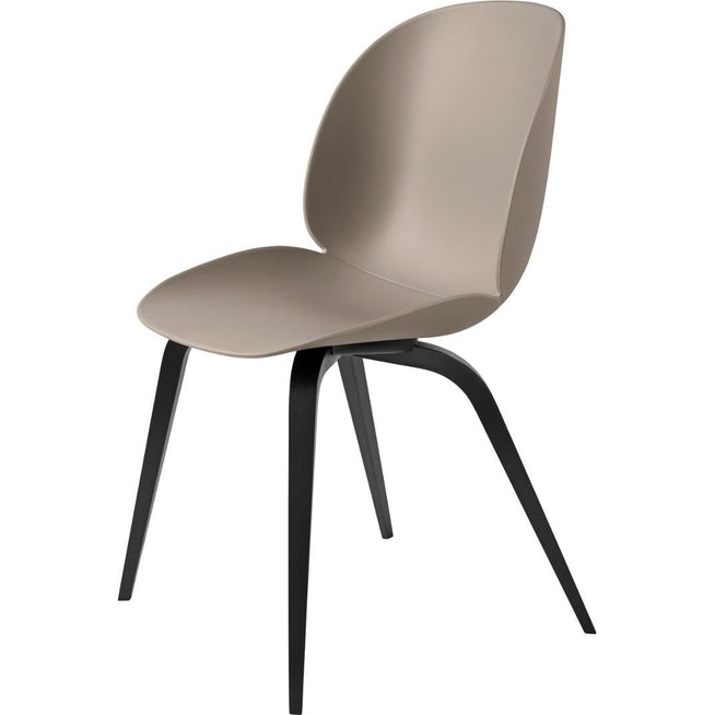 Photo of Beetle Dining Chair Un-Upholstered, Wood Base