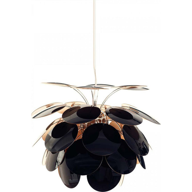 Photo of Discoco 53 Pendant Light - Black/gold - Pendant Lights - Christophe Mathieu - Black