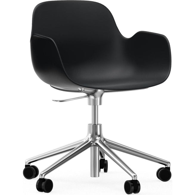 Photo of Form Armchair Swivel 5w Gas Lift Alu - Kontorstol - Aluminium / 2