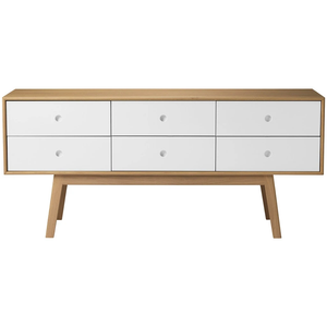 Photo of A86 Butler Chest of Drawers - Oak /