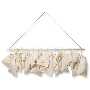 Photo of Christmas Countdown - 24 Bags - Julekalender - Off-white - H80 X W100 X D1,5 Cm