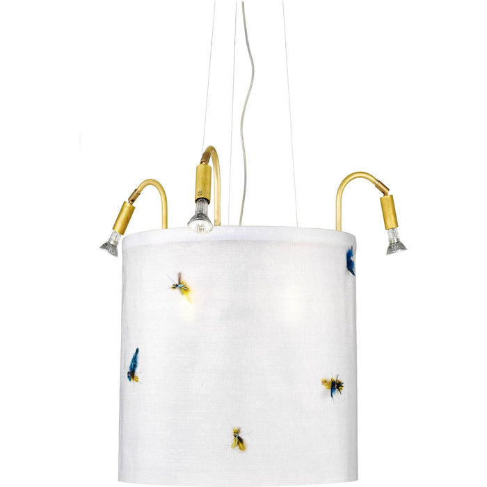 Photo of Circus Ceiling Lamp, White Xorel, Flies - Pendant Lamps - Jonas Bohlin - White