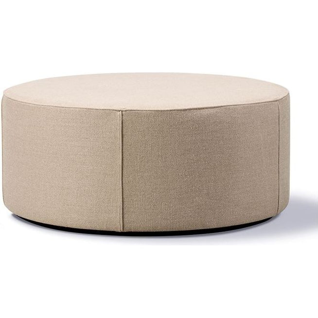 Photo of Mono Pouf 7425 By Due & Trampedach - Puf - Grand Linen Natural - Ø90 X H38 Cm