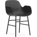 Form Armchair Metal Legs