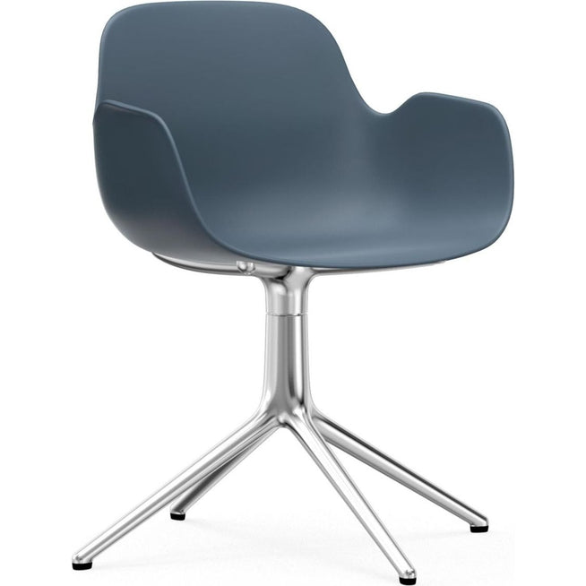 Photo of Form Armchair Swivel 4l Alu - Spisebordsstol - Aluminium / 2