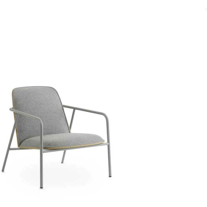 Photo of Pad Lounge Chair Low - Grey Steel / LDS 16