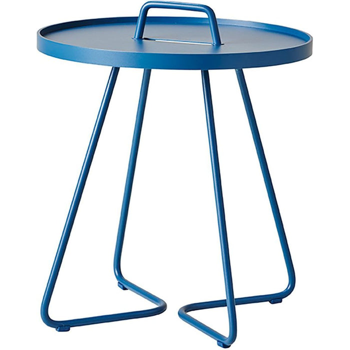Photo of On-the-move Side Table - Side Table - Dusty Blue - Small - Ø: 44 x H: 54 cm