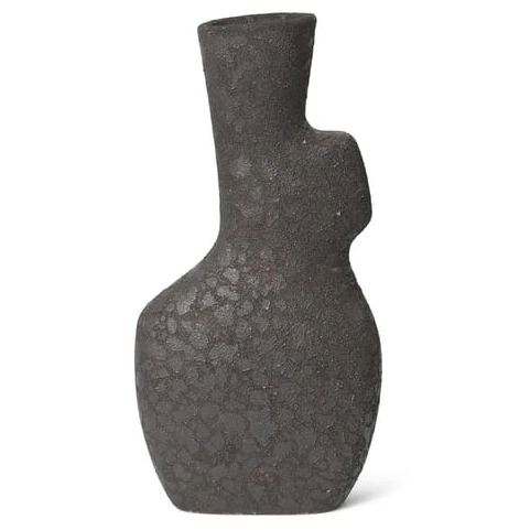 Photo of Yara Vase - Vase - Yara Vase - Large - Rustic Iron - W18 X D9 X H35.5 Cm