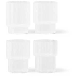 Photo of Ripple Glass (set Of 4) - Glas