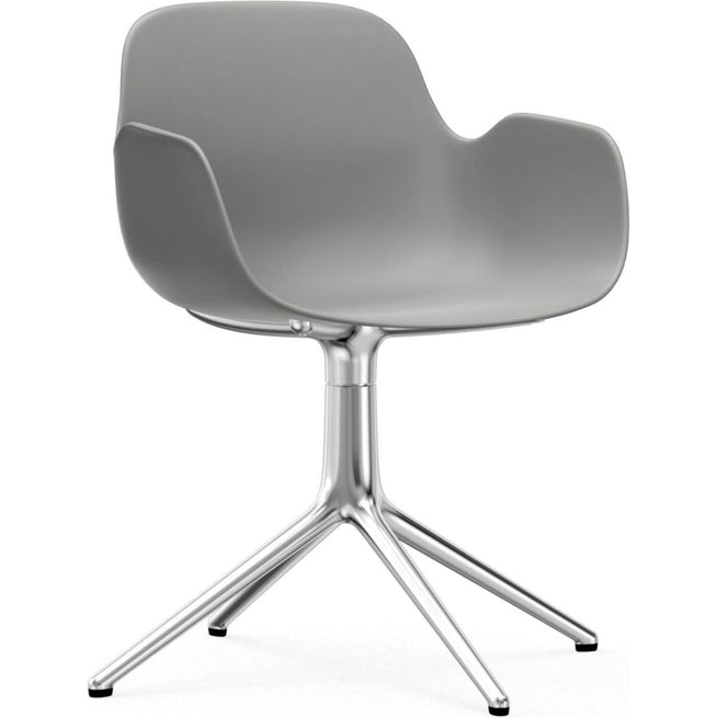 Photo of Form Armchair Swivel 4l Alu - Spisebordsstol - Aluminium / 1