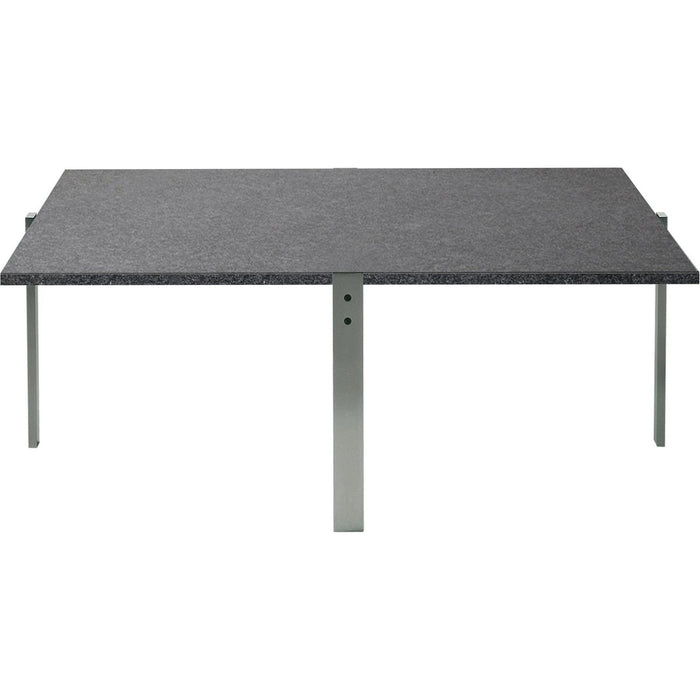 Photo of Pk65, Granite - Coffee table - Poul Kjærholm - Grey - Metal/stone
