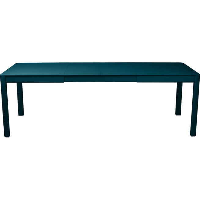 Photo of Ribambelle Table With 2 Extensions, Acapulco Blue - Matbord Utomhus - Blå - Metall