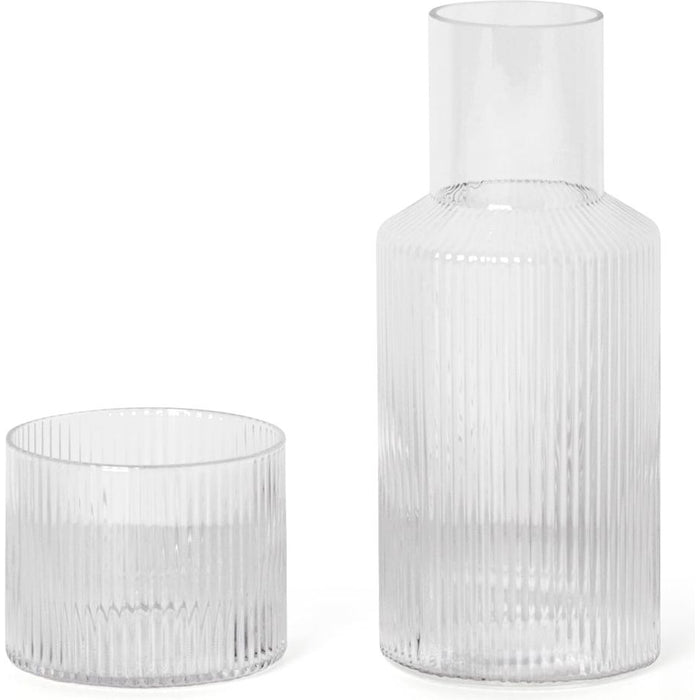 Photo of Ripple Carafe Set - H18 X Ø7,5 Cm