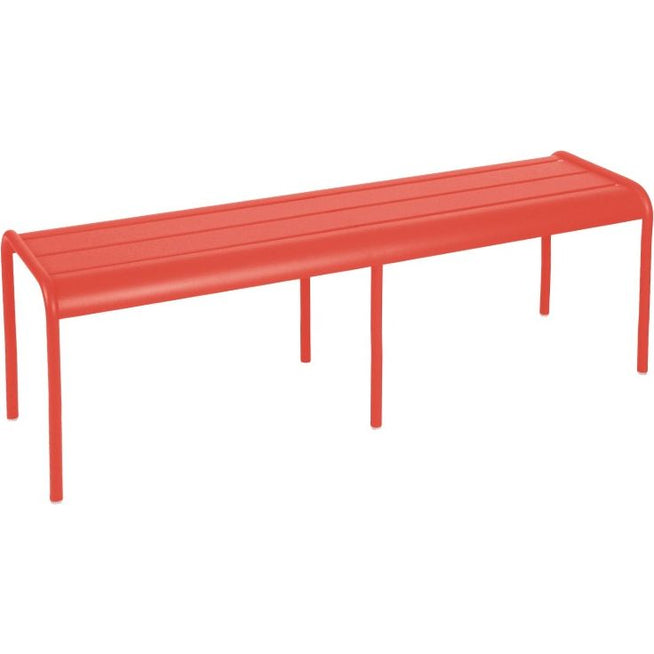 Photo of Luxembourg 3/4 Seater Bench Capucine 45 - Garden Benches - Frédéric Sofia - Orange - Metal