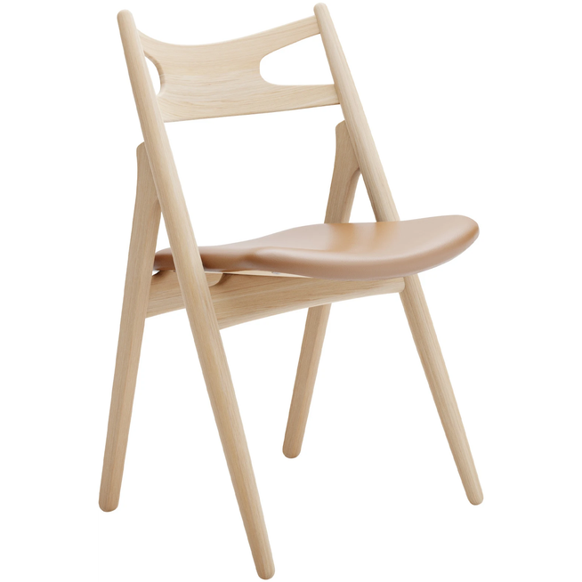 Photo of CH29p Sawbuck Chair - White Oiled Oak