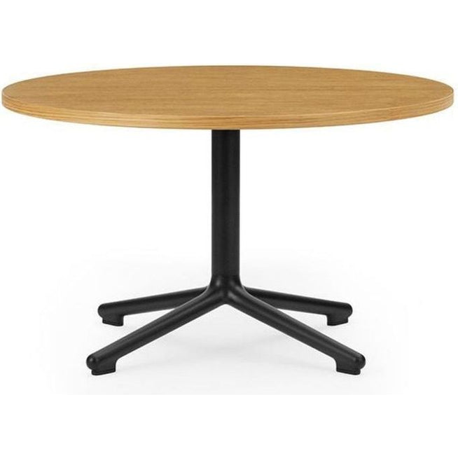 Photo of Lunar Coffee Table Ø70 - Coffee Table - Frame: Black Lacquered Aluminium/ Table Top: