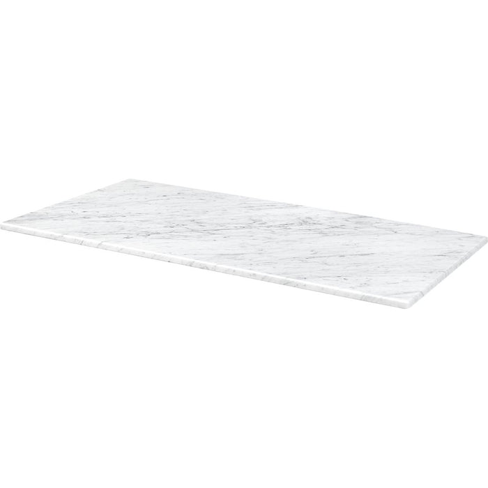 Photo of Panton Wire Top Panel, D 34,8 - White Marble - Hyllsystem - Verner Panton - Vit - Sten