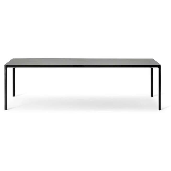 Photo of Mesa Table 4625 By Welling/ludvik - Spisebord - Black Linoleum / Black Aluminium - W240 X W100 X H73 Cm