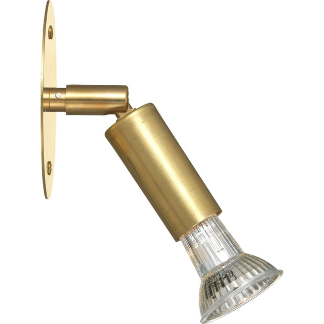 Photo of Star Wall Lamp, Raw Brass, Plate, Fixed Mounting - Bedside Lamps - Jonas Bohlin - Gold
