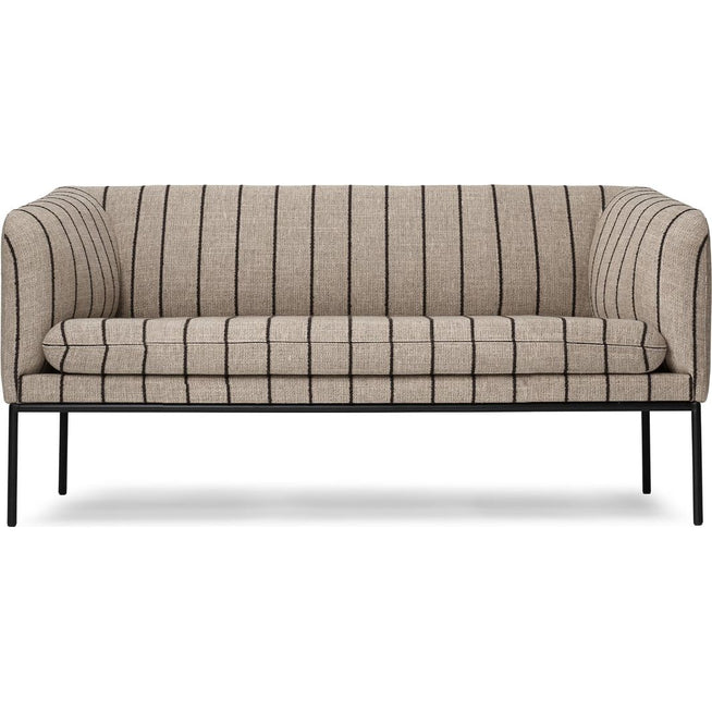 Photo of Turn Sofa / 2-seater - 2 Personers Sofa - Cashmere - Pasadena - Sand/black - W160 X H73,5 X D75,5 X Sh42 Cm