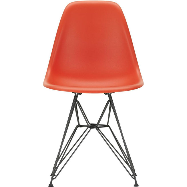 Photo of Eames Plastic Chair Dsr - 03 Poppy Red - Basic Dark Base - Matstolar - Charles & Ray Eames - Röd - Metall/plast