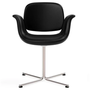 Flamingo Chair 3381 By Foersom & Hiort-lorenzen - Spisebordsstol - Max 93 Indian Red / Stainless Steel - W68 X D63 X H80 X Sh45 Cm