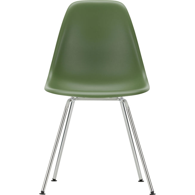 Photo of Eames Plastic Chair Dsx - 48 Forest - Chrome Base - Matstolar - Charles & Ray Eames - Grön - Metall/plast
