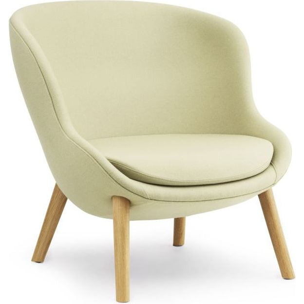 Photo of Hyg Lounge Chair By Simon Legald / Low - Lænestol - Eg / Synergy: Lds16 (grey) - H: 84,5 X L: 83 X D: 80 X Sh: 40 Cm - 15 Kg